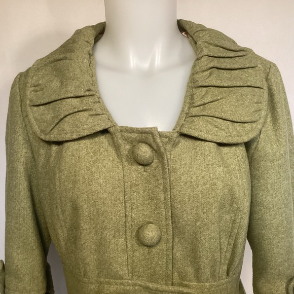 Women’s Antropologie Tabitha jacket size 10 cropped design with 3/4 sleeves - Picture 2 of 11